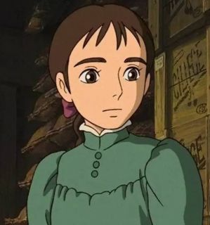 Młoda Sophie Hatter w anime Ruchomy zamek Hauru