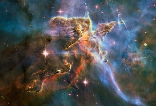 Mgławica Carina - teleskop Hubble'a