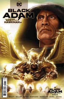 Black Adam — Justice Society Secret Files: Hawkman #1 - okładka