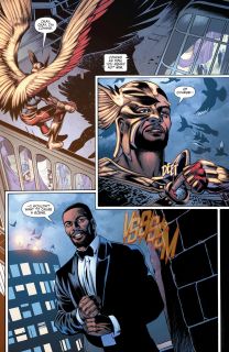Black Adam — Justice Society Secret Files: Hawkman #1 - plansze