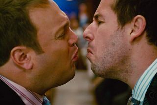 Państwo młodzi: Chuck i Larry (2007) – wdowiec Larry postanawia zawrzeć fikcyjne małżeństwo ze swoim najlepszym przyjacielem, aby w ten sposób uzyskać pomoc socjalną dla swoich dzieci. Już niedługo po premierze środowiska LGBTQ krytykowały tę produkcję za obraźliwą i opartą na stereotypach ekspozycję osób homoseksualnych na ekranie.