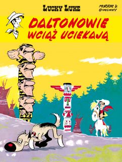 Lucky Luke. Daltonowie wciąż uciekają, tom 23 - okładka