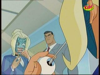 W czasie pobytu w hotelu Jed ogląda odcinek animacji Static Shock o tytule Toys in the Hood – możemy go uznać za analogiczny do działań Koryntczyka. W odcinku tym android o imieniu Darci próbował uwolnić się od ziemskich twórców i działać na własną rękę.