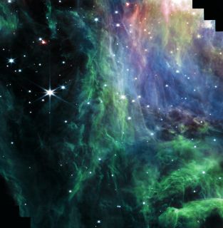 Teleskop Webba - zdjęcie północnej części Mgławicy Oriona