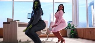 Świeży przykład cringe’u w MCU – She-Hulk twerkująca z Megan Thee Stallion.