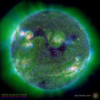 Słońce na zdjęciu Solar Dynamic Observatory 