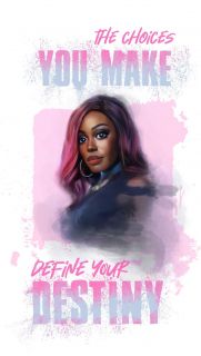 Superbohaterki - fuzja AI i rysunku