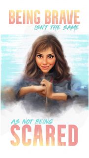 Superbohaterki - fuzja AI i rysunku