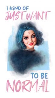 Superbohaterki - fuzja AI i rysunku