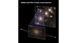 Teleskop Hubble'a - zdjęcie supernowej