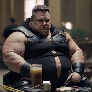 Marvel i DC w wersji plus size - sztuczna inteligencja ()