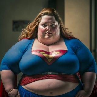 Marvel i DC w wersji plus size - sztuczna inteligencja ()