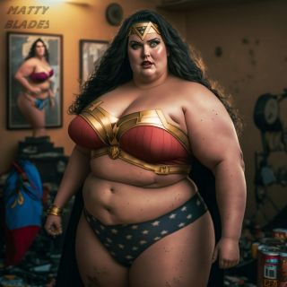 Marvel i DC w wersji plus size - sztuczna inteligencja ()