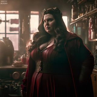 Marvel i DC w wersji plus size - sztuczna inteligencja ()