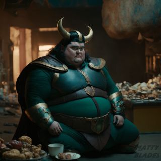 Marvel i DC w wersji plus size - sztuczna inteligencja ()