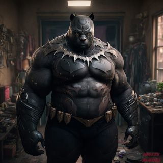 Marvel i DC w wersji plus size - sztuczna inteligencja ()