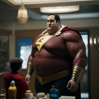 Marvel i DC w wersji plus size - sztuczna inteligencja ()