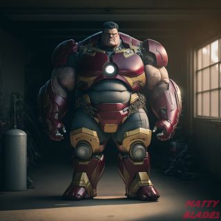 Marvel i DC w wersji plus size - sztuczna inteligencja ()