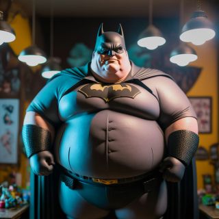 Marvel i DC w wersji plus size - sztuczna inteligencja ()