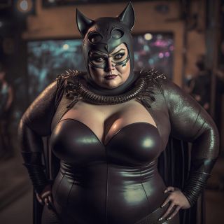 Marvel i DC w wersji plus size - sztuczna inteligencja ()