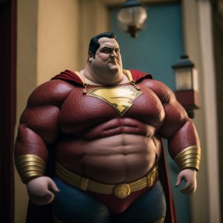 Marvel i DC w wersji plus size - sztuczna inteligencja ()