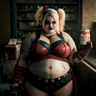 Marvel i DC w wersji plus size - sztuczna inteligencja ()