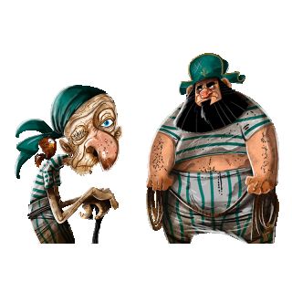 Zatoka kupców - postacie