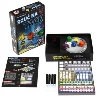 Rzuć na tacę gra kościana