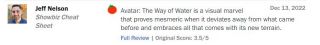 Avatar: Istota wody - fragmenty recenzji