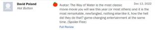 Avatar: Istota wody - fragmenty recenzji