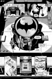 Batman Noir. Black & White. Pięść demona - plansza