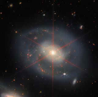 Teleskop Webba - galaktyka NGC 7469