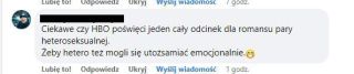 Przykładowe komentarze na temat 3. odcinka The Last of Us