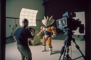Kulisy filmu fabularnego "Dragon Ball" według sztucznej inteligencji
