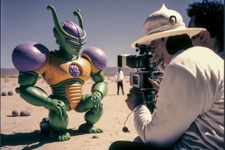 Kulisy filmu fabularnego "Dragon Ball" według sztucznej inteligencji