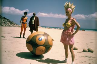 Kulisy filmu fabularnego "Dragon Ball" według sztucznej inteligencji