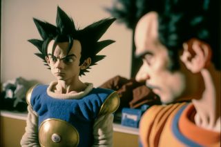 Kulisy filmu fabularnego "Dragon Ball" według sztucznej inteligencji