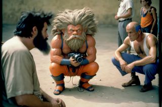 Kulisy filmu fabularnego "Dragon Ball" według sztucznej inteligencji
