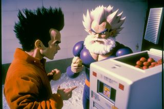 Kulisy filmu fabularnego "Dragon Ball" według sztucznej inteligencji
