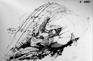 Diuna Jodorowskiego - grafiki koncepcyjne i storyboardy