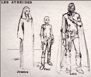 Diuna Jodorowskiego - grafiki koncepcyjne i storyboardy