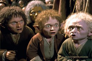 Władca Pierścieni - film wg Tima Burtona (prace AI)