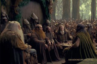 Władca Pierścieni - film wg Tima Burtona (prace AI)