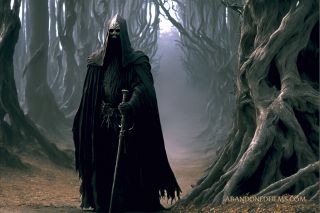 Władca Pierścieni - film wg Tima Burtona (prace AI)