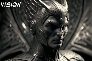 Postacie Marvela i MCU w stylu H.R. Gigera -