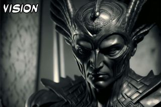 Postacie Marvela i MCU w stylu H.R. Gigera -