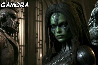 Postacie Marvela i MCU w stylu H.R. Gigera -