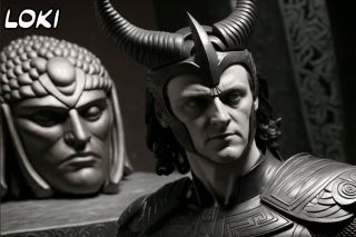 Postacie Marvela i MCU w stylu H.R. Gigera -