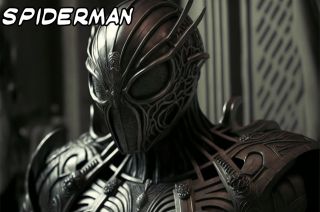 Postacie Marvela i MCU w stylu H.R. Gigera -