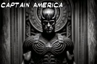 Postacie Marvela i MCU w stylu H.R. Gigera -